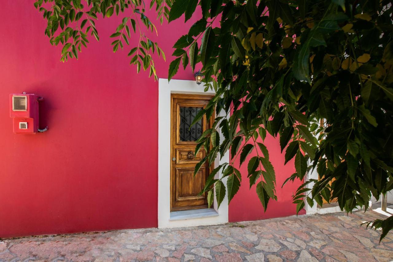 Coralli House Chalki Town Esterno foto